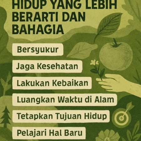7 Langkah untuk Menjalani Hidup yang Lebih Berarti dan Bahagia